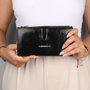 Zoozie Bags Billetera de Cuero Negra
